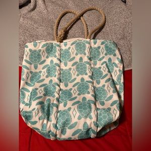 Zippered turtle sea bag